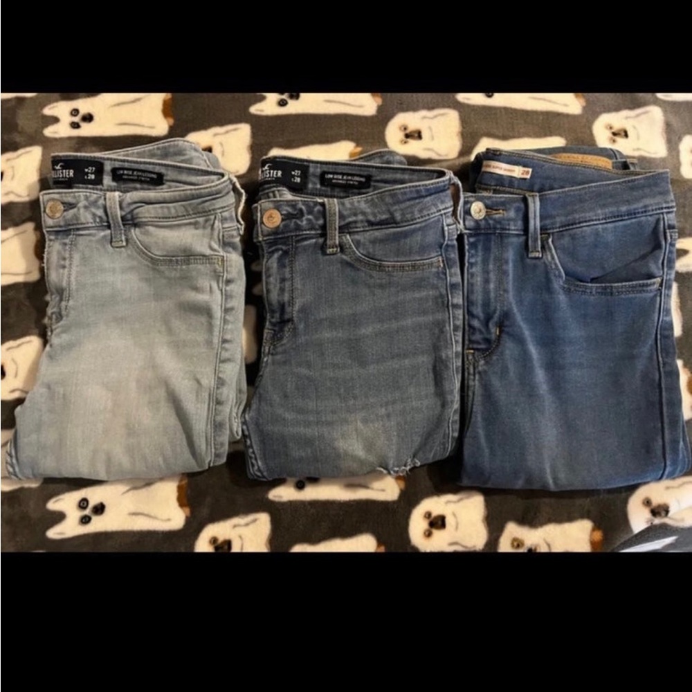 Hollister Jeans & Levi Jeans Bundle size 5